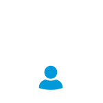 Dialogue box with two people under it. 